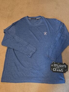 Beverly Hills Polo Club Long Sleeve Crewneck T-Shirt Blue XL